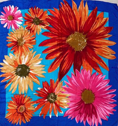 Imagem de LENÇO GERBERAS COLOR