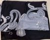 Imagem de ECHARPE ELEGANCE PRATA E PRETO