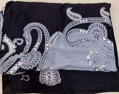 Imagem de ECHARPE ELEGANCE PRATA E PRETO
