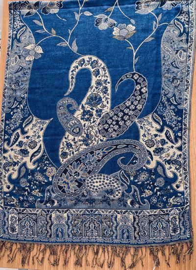 Imagem de PASHMINA INDIA BLUE